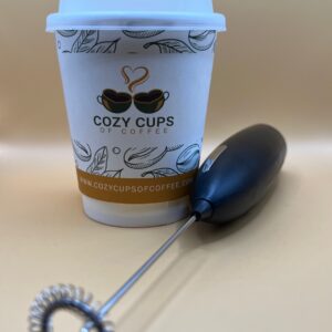 Electric Whisk Milk Frother with Stand